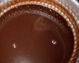 Foto langkah ke 2 dari resep Puding Coklat Leci.