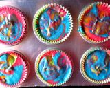 A picture of step 10 of My Christmas Special -Tie n Dye Cupcakes - Step by Step Recipe!.