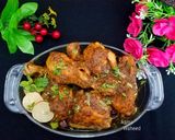 A picture of step 4 of Chicken reshmi handi.