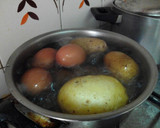 Foto del paso 3 de la receta: Tallarines con papa a la huancaina