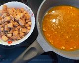 A picture of step 6 of Chicken Karahi 🧡.