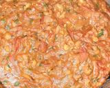 A picture of step 5 of Aloo tikki tamatar chat.