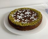 A picture of step 6 of Pistachio Caprese Cake.