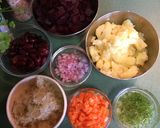 Orosz Vinaigrette saláta 👩🏻‍🍳 recept fázis 1 fotója