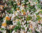A picture of step 3 of Upma.