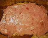 A picture of step 3 of Tex's Triple Decker Deli Stacker 🐮🐷🍞🧀.