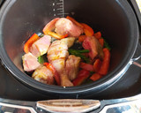 Foto del paso 1 de la receta: Paella de pollo y verduras en la Moulinex multicooker 25 en 1