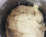 A picture of step 2 of Veggie Loaded pizza with homemade dough.