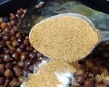 A picture of step 2 of Black Chickpea Chaat.