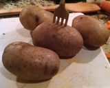 A picture of step 2 of Shepherd's Pie Twice Baked Potatoes.