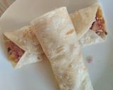 A picture of step 5 of Aloo corn Frankie.