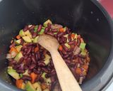 Une image de l'étape 1 de Tacos chili végétarien.