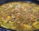 Foto del paso 4 de la receta: Arroz con carrillada, ajos tiernos y espárragos trigueros