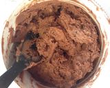 Foto langkah ke 4 dari resep Cookies coklat (foto step by step).