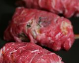 A picture of step 5 of Rolled Bibimbap with Beef.