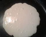 A picture of step 1 of Stir fried cake with fruit.