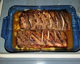 A picture of step 5 of Jamaican jerk pineapple ribs.