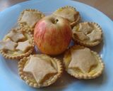 A picture of step 13 of Vickys Individual Apple & Custard Pies, GF DF EF SF NF.