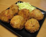 A picture of step 6 of Minced Pork Cutlets with Ham and Cabbage.