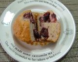 A picture of step 11 of American Cherry Muffins.