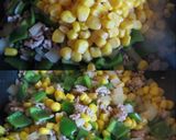 A picture of step 4 of Green Pepper and Corn Curry Stir-Fry.