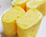 A picture of step 7 of Beautiful Yellow Tamagoyaki Omelet.