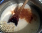 A picture of step 2 of Vickys Banana Porridge, GF DF EF SF NF.
