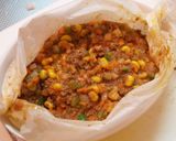 A picture of step 3 of Easy Microwave Colorful Dry Curry.