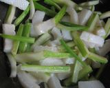 A picture of step 4 of Squid and Celery Chinese Savory Stir-Fry.