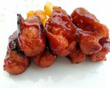 A picture of step 8 of Chicken Wings And Sausage In Whisky Sauce.