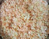 A picture of step 1 of Moong-masoor dal bhaji.