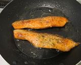 A picture of step 5 of Irresistible!! Lemon Teriyaki Autumn Salmon.