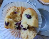 A picture of step 6 of Blueberry lemon cupcakes.