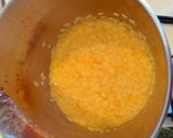 Foto del passaggio 6 della ricetta Risotto al Melone Fonduta di Brie Bresaola Pistacchi e Menta Fresca