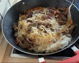 Foto del paso 8 de la receta: Noodles de arroz con ternera y champiñones