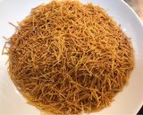 A picture of step 1 of Fideuà in Cosori Air Fryer.