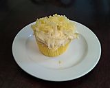 A picture of step 16 of White Chocolate Cupcakes with White Chocolate Whipped Cream Frosting.