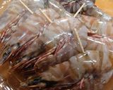 A picture of step 3 of Sweet Simmered Shrimp for Osechi (New Year's Feast).