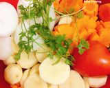 Hình bước làm 2 của món Gà Nấu Pate