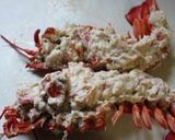 A picture of step 6 of Lobster Thermidor.