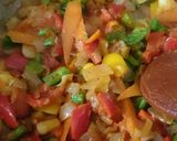 A picture of step 2 of Rice casserole with eggs.