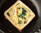 A picture of step 7 of Frying Pan Quiche Made with Sliced Bread.