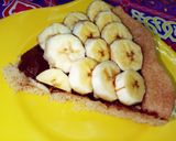 صورة لخطوة 2 من وصفة احلي تارت كنافه بالموز والنوتيلا 🍫🍌❤️😋