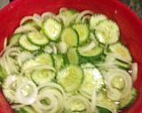 A picture of step 4 of Crisp Refrigerator Cucumber Slices.