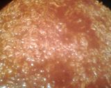 A picture of step 1 of achiote chicken and rice in a sack.