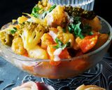 A picture of step 17 of Mix vegetable with Cream.