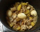 A picture of step 5 of Comforting Salty-Sweet Simmered Chicken Thighs, Sweet Potato, and Eggs.