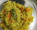 A picture of step 2 of Millet upma.