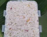 Foto langkah ke 2 dari resep Nasi Bakar Ayam Suwir Pedas.