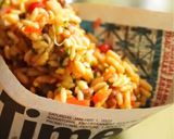 A picture of step 5 of Kolkata Jhal Muri (street food).